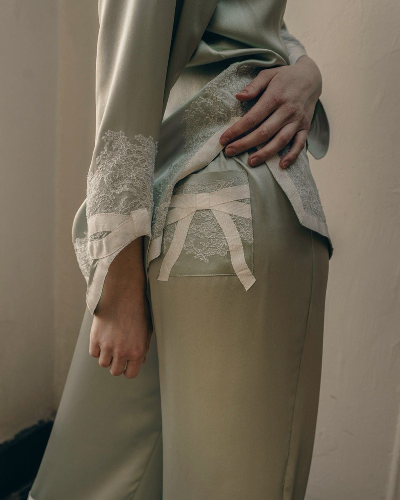 FERN couture silk pyjamas