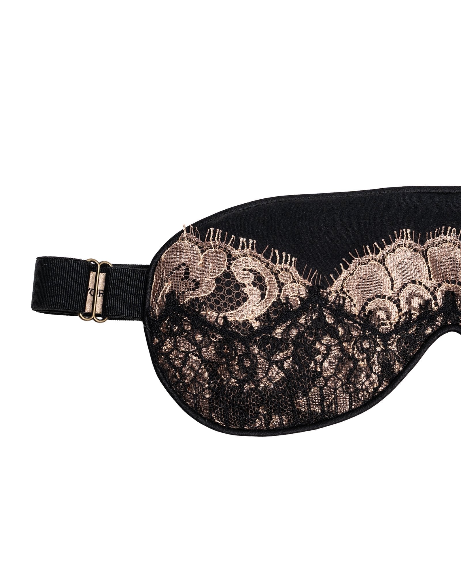 Black & Nude Lace Eye Mask view 2